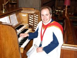 Dr Jonathan Drennan, organist at St Patrick's, Ballymena.